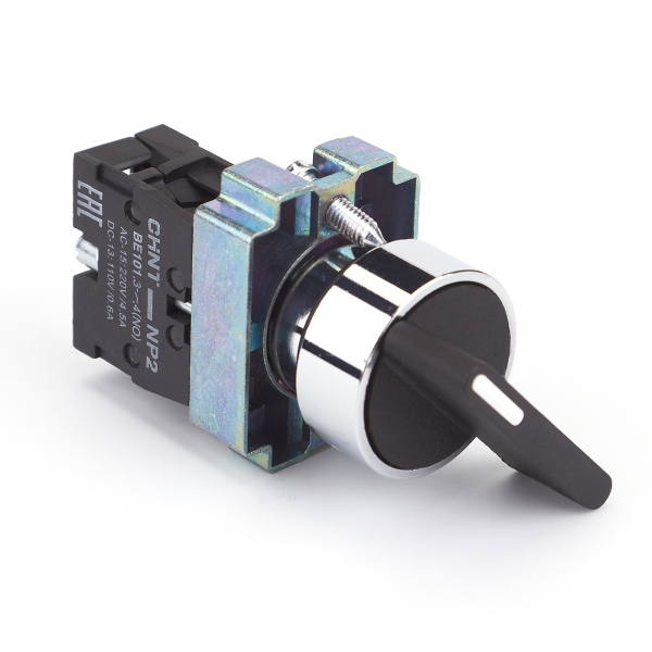 Переключатель NP2-BJ21, 2 положения фиксацией, 1НО, IP40 (R) CHINT