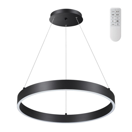 Св-к подвесной димм.,в комплекте пульт ДУ (2.4G) IP20 LED 3000К~6000К 50W 220V черный ITER NOVOTECH