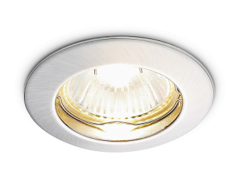 Встраиваемый точечный светильник 863A SS сатин серебро MR16 Ambrella Light