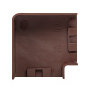 Поворот 90 гр, (40х25) (4 шт) темное дерево EKF-Plast