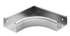 Угол плоский плавный 90 град. к лотку 150х50, толщ. 0,7 мм, Сендзимир цинк Ostec