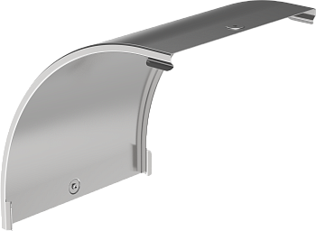 Крышка поворота плавного 90град вертикального внешнего (тип В20) ESCA 200мм IEK