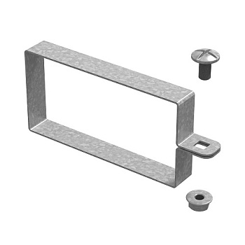 Хомут крышки лестничного лотка ЛКР 500х85, толщ. 1,0 мм, гор. цинк Ostec