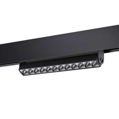 Трековый св-к для низков.шинопровода IP20 LED 4000K 12W 48V FLUM черный B NOVOTECH