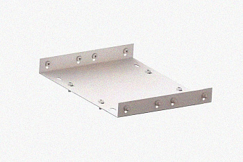 Соединитель лотковый замковый СЛЗ-100х80х1,0 УТ1,5, оцинкованный лист, S1,0