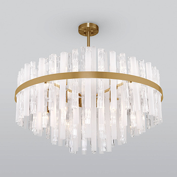 Потолочная люстра умный дом 12*E14 60Вт латунь IP20 Hollis (368/12 Smart латунь) Bogate's