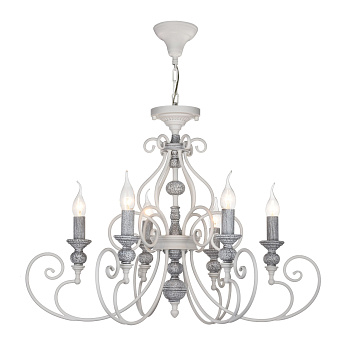 Люстра 6*E14 60Вт Белый IP20 Karina ARM631-PL-06-W Maytoni