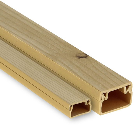 Канал кабельный (40х40) (24 м) светлое дерево EKF-Plast Канал кабельный (40х40) (24 м) светлое дерево EKF-Plast