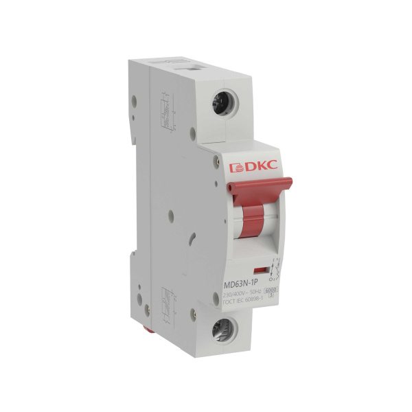 Выключатель автоматический ВА МОД YON max типа MD63N 6кА 1П C 16А DKC