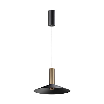 Св-к св/д накл.,провод 2м IP20 LED 4000K 15W 220V бронза светлая/черный ALBA D NOVOTECH