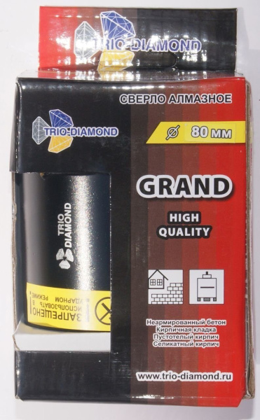 Коронка алмазная по бетону 80 мм GC788 Trio-Diamond