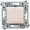 Переключатель одноклавишный в стену, "Avanti", "Ванильная дымка" DKC