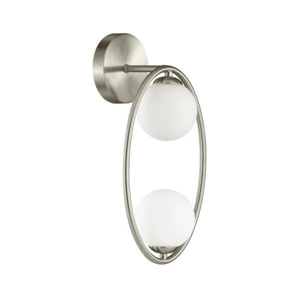 Бра G9 2*40W SLOTA никель/белый ODEON LIGHT