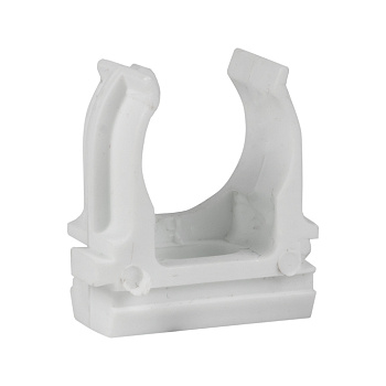 Крепеж-клипса d16 мм (10шт) белая EKF-Plast