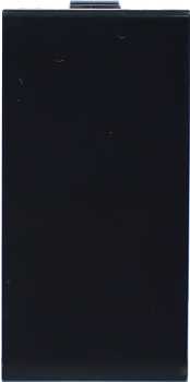 Donel Заглушка 1 мод., черн. (22.5х45мм)