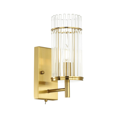 Бра с выкл.E14 1*60W FORMIA бронзовый/прозрачный ODEON LIGHT