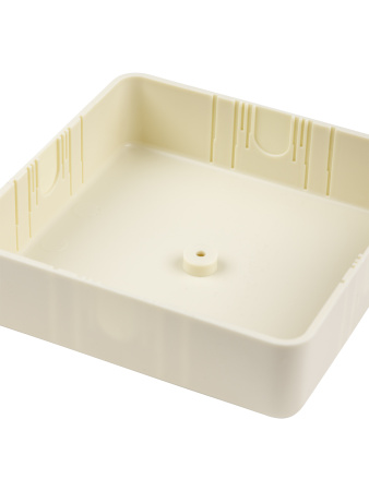 Коробка распаячная КР 100х100х29 ОП, сл. кость, IP40, инд. штрихкод TDM