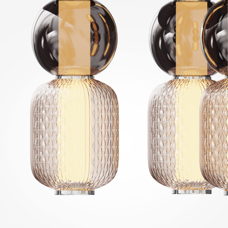 Потолочный светильник LED 60Вт Хром IP20 Drop MOD273CL-L60CH3K Maytoni