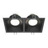 Встраиваемый светильник 2*GU10 50Вт Черный IP20 Downlight DL029-2-02B Technical Maytoni