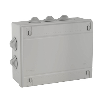 Коробка ответвит. с кабельными вводами 2х40мм + 6х32мм, IP55, 240х190х90мм DKC