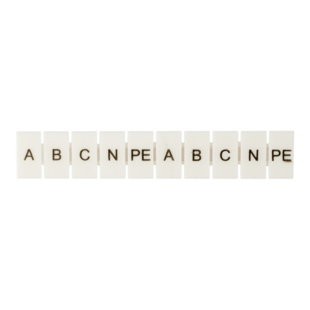 Маркеры для JXB-ST 1,5 с символами "A, B, C, N, PE" (100 шт) PROxima EKF