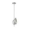 Подвес E14 1*40W JUNGLE серебристый/белый/стекло B ODEON LIGHT