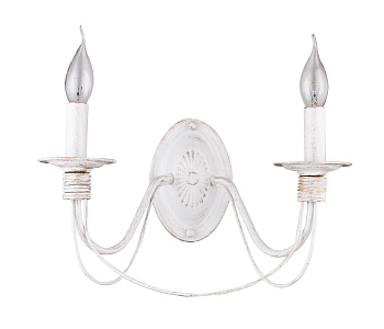 Настенный светильник (бра) 2*E14 60Вт Белый с Золотом IP20 Velia FR2046-WL-02-WG Freya Настенный светильник (бра) 2*E14 60Вт Белый с Золотом IP20 Velia FR2046-WL-02-WG Freya