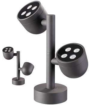 Ландшафтный св-к IP65 LED 3000К 20W 100-240V GALEATI темно-серый B NOVOTECH Ландшафтный св-к IP65 LED 3000К 20W 100-240V GALEATI темно-серый B NOVOTECH