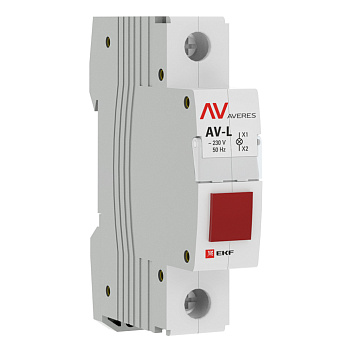 Лампа сигнальная AV-L красная AVERES EKF