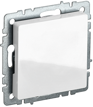 BRITE Заглушка с суппортом МЗ10-БрБ белый IEK