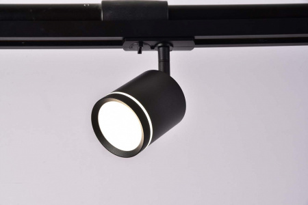 Трековый светильник LED 5Вт Черный IP20 Single phase track system Unity TR085-1-5W4K-B Technical Maytoni
