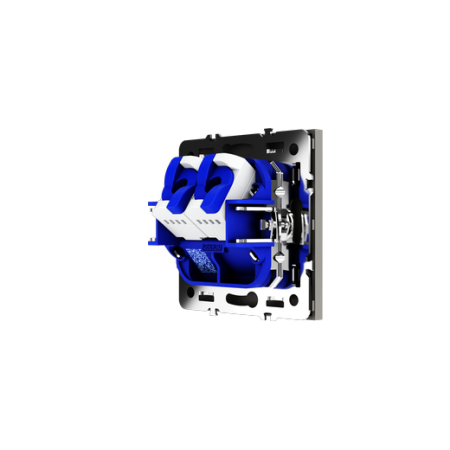 Розетка компьютерная встраиваемая Voltum S70 двойная RJ45+RJ45 КАТ.6, (кашемир)