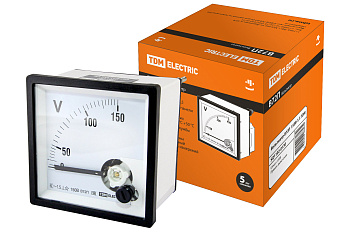 Вольтметр В72П 150В-1,5 TDM Вольтметр В72П 150В-1,5 TDM