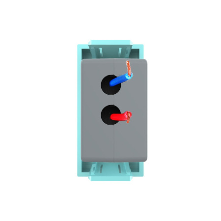 Розетка USB с блоком питания 2.1А 5В, цвет зеленый (механизм) Livolo