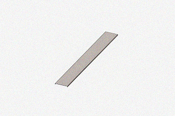 Крышка лотка КЛ 800 УТ1,5, оцинкованный лист, S1,5