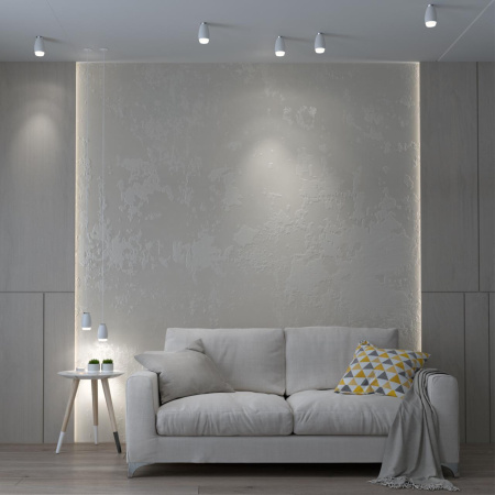 Св-к накл.влагозащ.IP44 GU10 9W 220V GENT белый/хром NOVOTECH