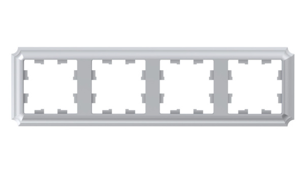 ATLASDESIGN ANTIQUE 4-постовая РАМКА, универсальная, АЛЮМИНИЙ Schneider Electric