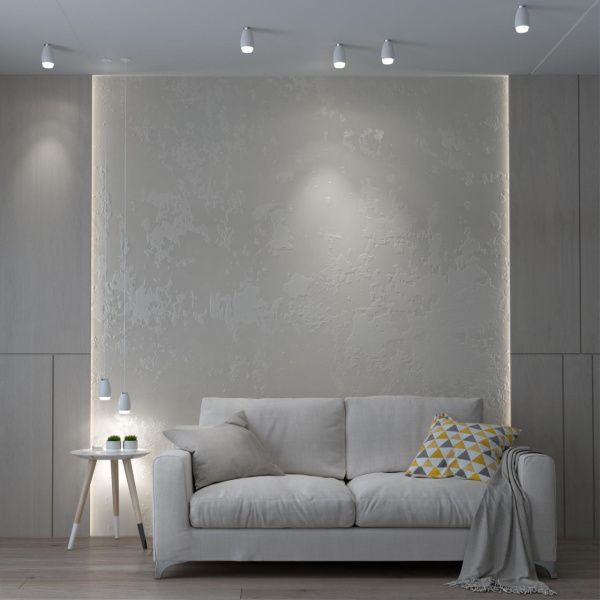 Св-к накл.влагозащ.IP44 GU10 9W 220V GENT белый/хром NOVOTECH