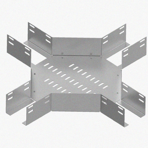 Лоток крестообразный глухой КМГ 200х80 УХЛ1, горячее цинкование S1,5