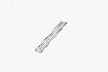 Лоток замковый перфорированный ЛМЗ 200х50х3000 УХЛ1, горячее цинкование S1,2