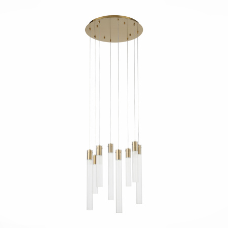 Люстра подвесная Латунь/Прозрачный GU10 8*5Вт SL1229.303.08 ST LUCE