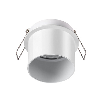 Встр.св-к IP20 GU10 50W 220V BUTT белый E NOVOTECH