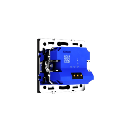 Светорегулятор встраиваемый Voltum S70 поворотно-нажимной 600 Вт, (черный матовый)