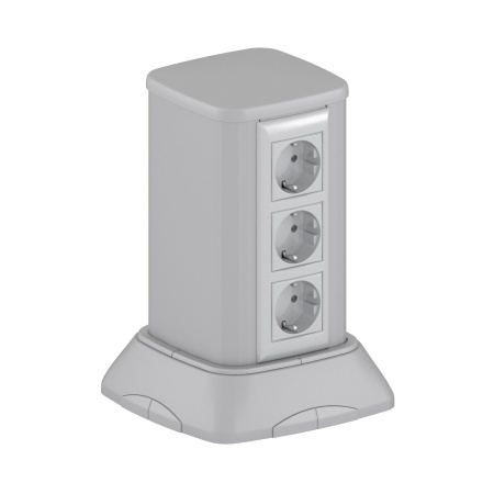 Миниколонна алюминиевая, 0.25м, цвет темно-серебристый металлик DKC