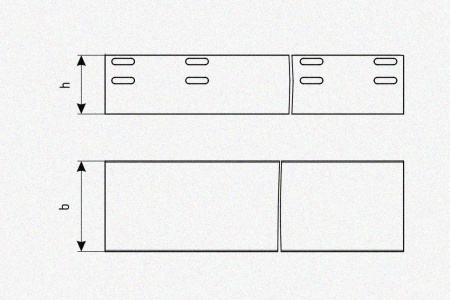 Лоток глухой ЛМГ 600х150х2000 УХЛ1, горячее цинкование, S1,5