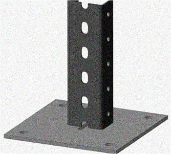 Стойка напольная (потолочная) СНП1320 УТ1,5,горячее цинкование, S2,5