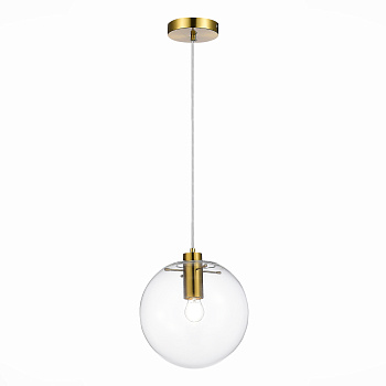Светильник подвесной Золотой/Прозрачный E27 1*60Вт SL1056.213.01 ST LUCE