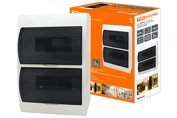 Бокс ЩРН-П-24модуля навесной пластик IP41 TDM