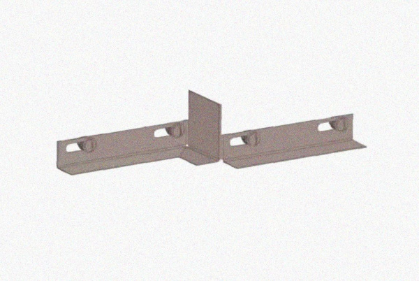 Соединитель-переходник замковый ПУгПЗ 50х100 УТ1,5 (правый), горячее цинкование, S1,5