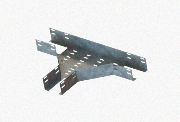 Лоток тройниковый перфорированный ОТ 50х50 УТ1,5, горячее цинкование, S1,5